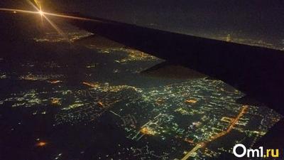 Вид из самолета ночью | Хошимин, Пейзажи, Вид