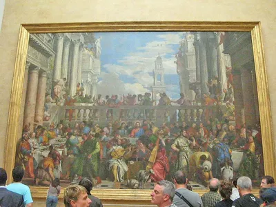 Веронезе. Чудо в Кане Галилейской - Самая большая картина Лувра