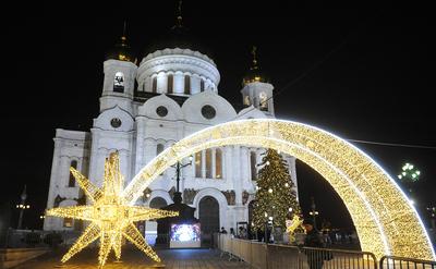 Храм Христа Спасителя зимой - фото №32 - Moscow Photos