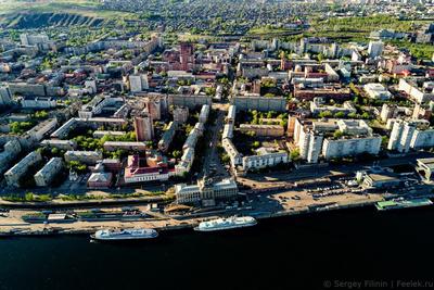 Фото Красноярска с высоты. СИБДОМ