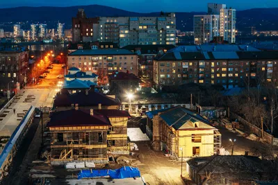 Как сейчас выглядит исторический квартал в центре Красноярска | Красноярск  с высоты | Дзен