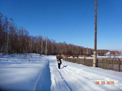 Поездка в посёлок Урман, Красноярский край.