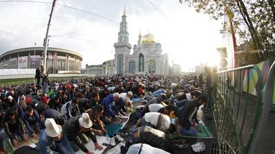 Курбан-байрам в Москве отметили 200 тысяч мусульман - Русский блоггер