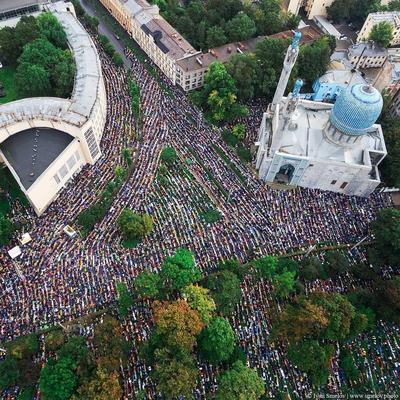 Курбан-байрам в Москве прошёл без крови (ФОТО, ВИДЕО) | islam.ru