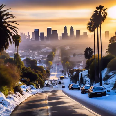 Фото Лос Анджелеса Зимой