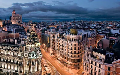 Мадрид сверху