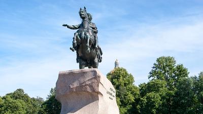 Медный всадник. Памятник петру первое в св.. Санкт-петербург Редакционное  Фото - изображение насчитывающей медь, питер: 214859031