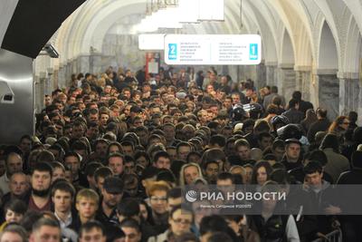 Час пик в московском метро | РИА Новости Медиабанк