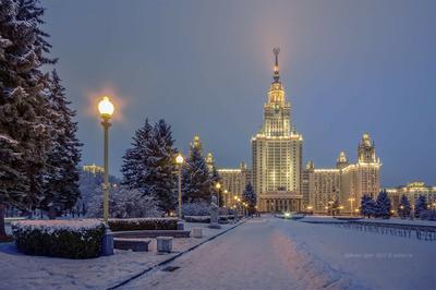 МГУ зимой / MSU in winter — Фотограф Игорь Соболев