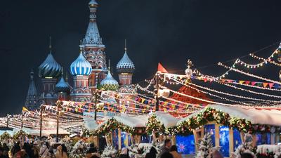 Фото Москва новый год