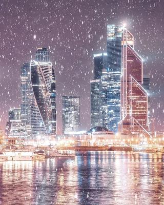 Москва-Сити ночью зимой, Стоковые видеоматериалы Включая: квартира и бизнес  - Envato Elements