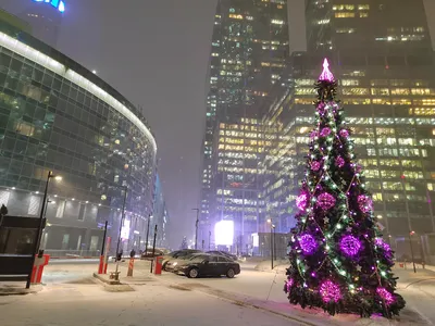 Зима, ночь, Москва-Сити» — создано в Шедевруме