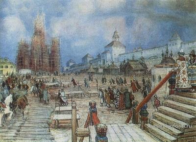 Старая Москва на картинах художников