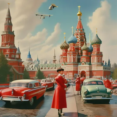 Редкие фото весенней Москвы 50-60-х годов прошлого века показал Главархив |  360°