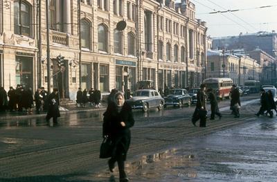 Москва 50-х годов в цвете. Фото американского шпиона | PageTravel | Дзен