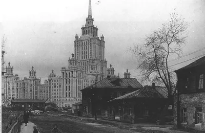 Красивые места в Москве: рисованная Москва 50-х