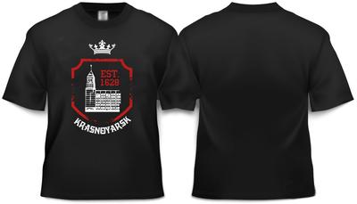 Мужская футболка Красноярск (коллекции Красноярск) за 1599 ₽ купить в  интернет-магазине Print Bar (KRS-564762) ✌