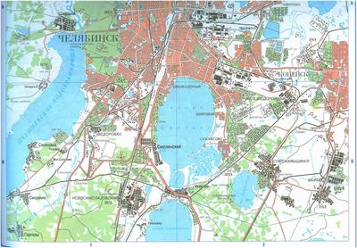 Карта города Челябинска и пригородов. Подробная карта г. Челябинск | RUS  Maps | Все карты России в одном месте