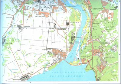 Карта города Новосибирск. Подробная карта г. Новосибирска и окрестностей |  RUS Maps | Все карты России в одном месте