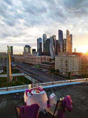 Фотосессия на крыше в Москве