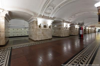 Октябрьская | Кольцевая линия | Москва | Прогулки по метро