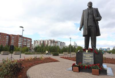 Памятник «Лошадь белая» в Красноярске