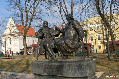 Памятник Монюшко и Дунину-Марцинкевичу в Минске | Планета Беларусь