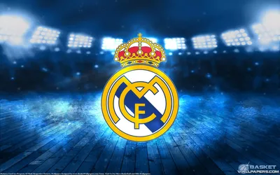 Обои на рабочий стол Логотип футбольного супер клуба Реал Мадрид / Real  Madrid C. F, обои для рабочего стола, скачать обои, обои бесплатно