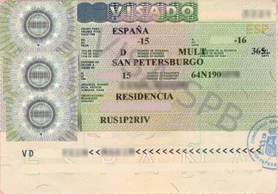 Расшифровка примечаний испанской шенгенской визы