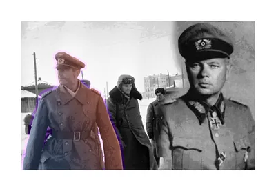Немецкие генералы перед маршем пленных немцев по Москве [3] — военное фото