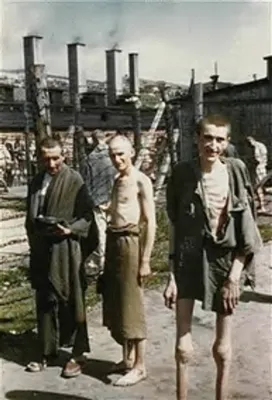 Узники \"русского\" сектора концлагеря Маутхаузен 5/1945