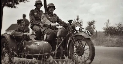 Купить Немецкий мотоцикл Zundapp KS750 периода Второй мировой войны 1:35  (L3524) - Масштабные модели - интернет-магазин