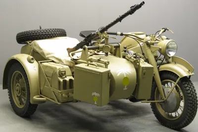Военный мотоцикл Zundapp KS750 Combination 1942 / Ретро мотоциклы / БайкПост