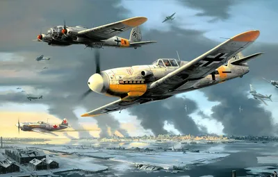 Невада, Спитфайр и комплект немецких самолетов