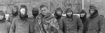 Пленные немецкие солдаты зимой 1941-1942 годов — военное фото