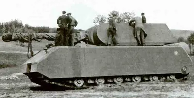 Прототип немецкого сверхтяжелого танка Maus (1944 год) | Пикабу