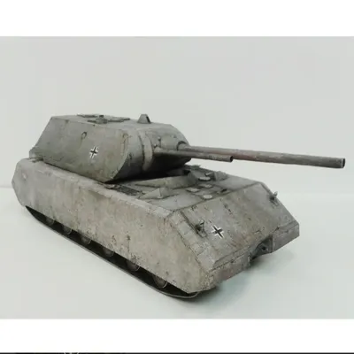модель немецкого танка maus маус из бронзы в масштабе 1:160 купить