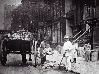 16 редких фото Нью-Йорка XIX века и его жителей, которые работали на улицах