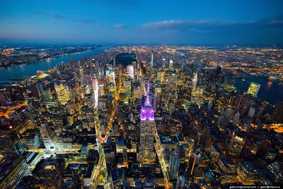 Американский фотограф сделал волшебные снимки Нью-Йорка с вертолёта. Каждый  хочется поставить на обои