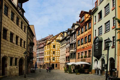 Старый город Нюрнберга стоковое фото. изображение насчитывающей город -  161721290