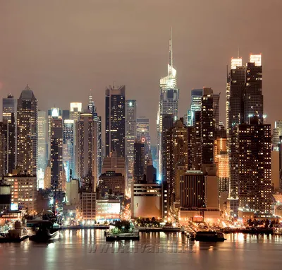 Ночной Манхэттен, Нью-Йорк. Фотограф agpfoto