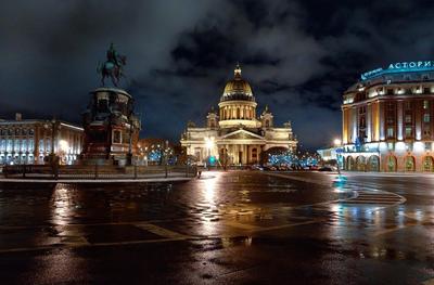 ночной город | Город, Улица, Санкт петербург