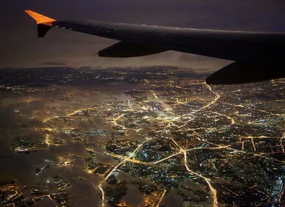 Ух ты! Ночная Москва с самолёта! | Блог авиационного фотографа | Дзен