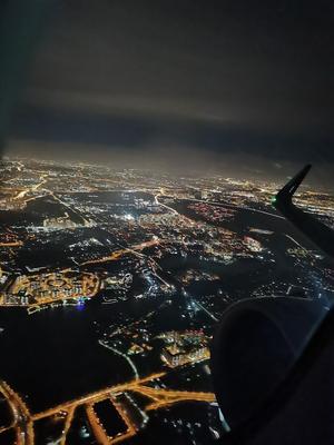 Ночной город Москва с высоты …» — создано в Шедевруме