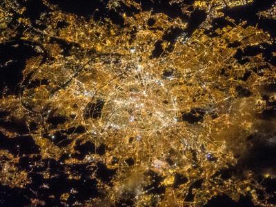 Москва из космоса. Экипаж МКС подарил городу вид с высоты 400 километров –  Москва 24, 02.10.2017