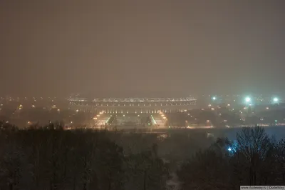 Ночной центр Москвы зимой» — создано в Шедевруме