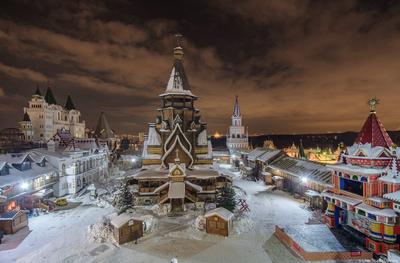 Ночной Кремль в Измайлово. Фотограф Горшков Игорь