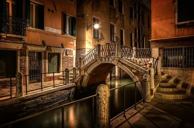 Вид ночи Венеции редакционное фото. изображение насчитывающей европа -  198724946