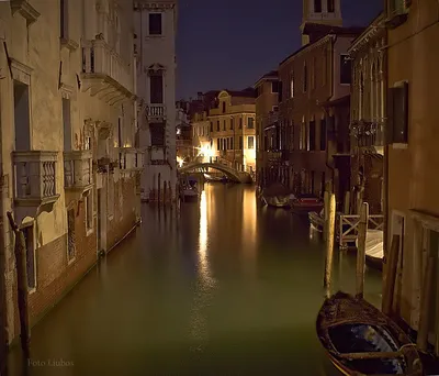 Тихая ночь в Венеции стоковое фото. изображение насчитывающей старо -  108386292