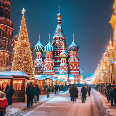 Как украсят Москву к Новому году 2024: даты, какие улицы украсят, фото